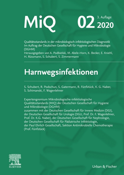MIQ 02: Harnwegsinfektionen -  S&ouml;ren Schubert