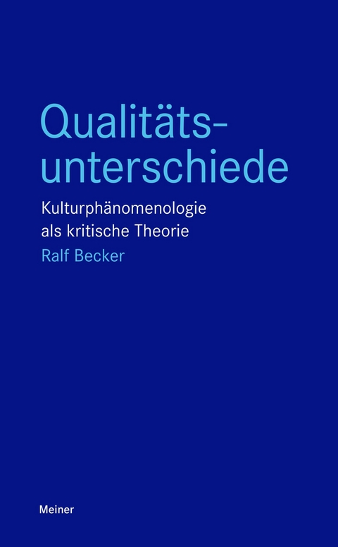 Qualit&auml;tsunterschiede - Ralf Becker