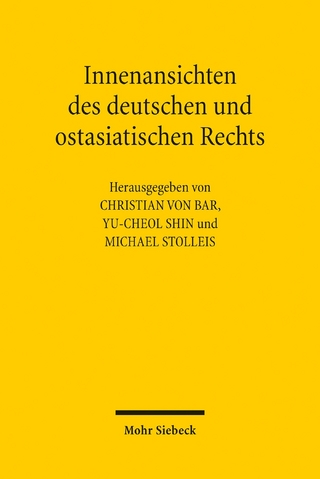 Innenansichten des deutschen und ostasiatischen Rechts