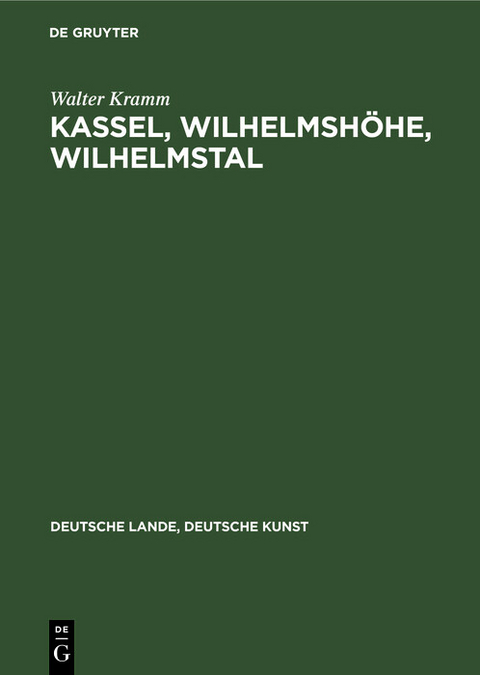 Kassel, Wilhelmsh&ouml;he, Wilhelmstal - Walter Kramm