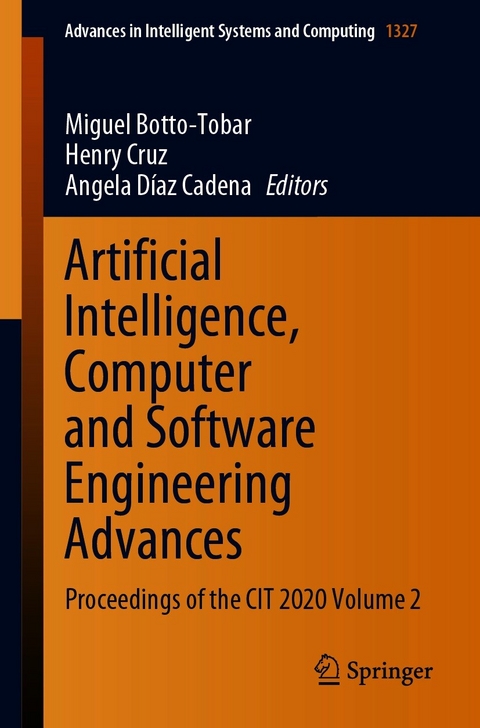 Artificial Intelligence, Computer and Software Engineering Advances - 