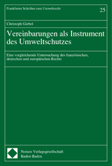 Vereinbarungen als Instrument des Umweltschutzes