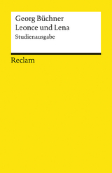 Leonce und Lena. Studienausgabe - Georg B&uuml;chner