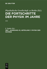 Physik der Materie - 