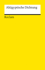 Alt&auml;gyptische Dichtung - 