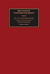 Beethoven's Conversation Books Volume 3