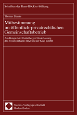 Mitbestimmung im &ouml;ffentlich-privatrechtlichen Gemeinschaftsbetrieb