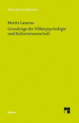 Grundz&uuml;ge der V&ouml;lkerpsychologie und Kulturwissenschaft - Moritz Lazarus