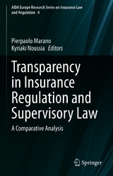 Transparency in Insurance Regulation and Supervisory Law - 