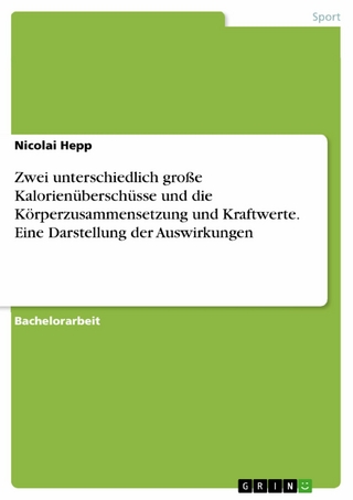 Zwei unterschiedlich große Kalorienüberschüsse und die Körperzusammensetzung und Kraftwerte. Eine Darstellung der Auswirkungen