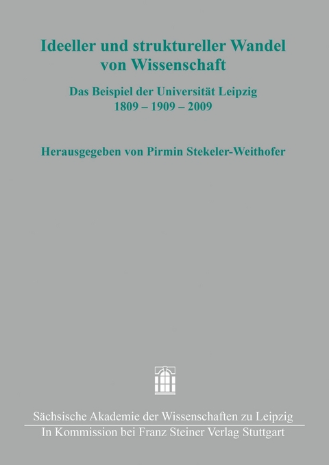 Ideeller und struktureller Wandel von Wissenschaft - 
