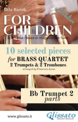 Trumpet 2 part of "For Children" by Bart&oacute;k - Brass Quartet - B&eacute;la Bart&oacute;k