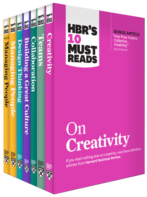 HBR's 10 Must Reads on Creative Teams Collection (7 Books) - Harvard Business Review, Clayton M. Christensen, Indra Nooyi, Marcus Buckingham, Adam Grant