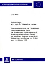 Das Haager Kinderschutz&uuml;bereinkommen - Jutta Krah
