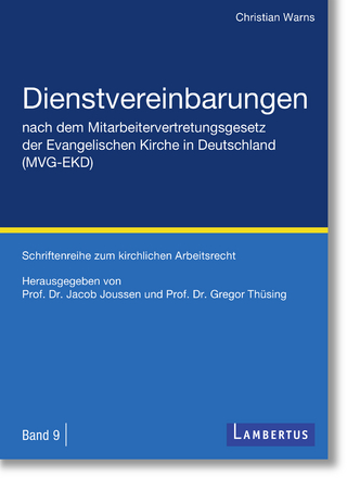 Dienstvereinbarungen nach dem Mitarbeitervertretungsgesetz der Evangelischen Kirche in Deutschland (MVG-EKD)