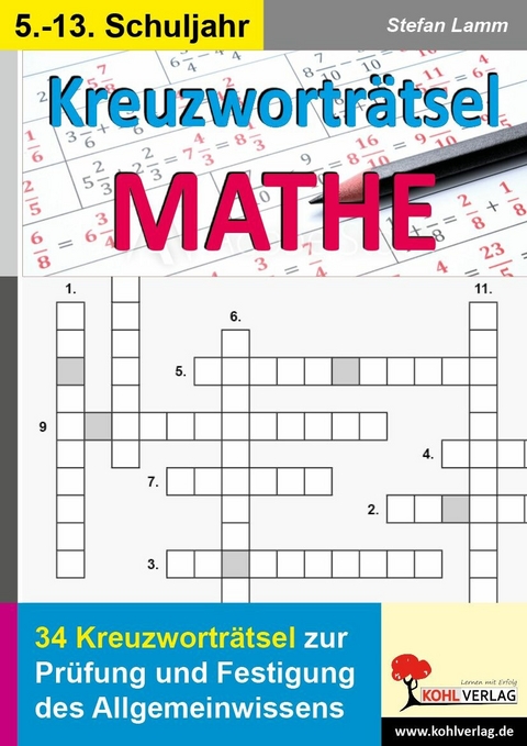 Kreuzwortr&auml;tsel Mathematik -  Stefan Lamm