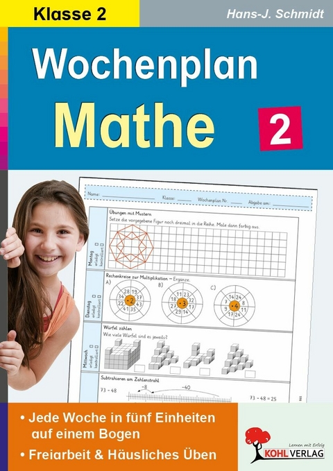 Wochenplan Mathe / Klasse 2 -  Hans-J. Schmidt