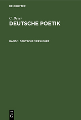 Deutsche Verslehre - C. Beyer