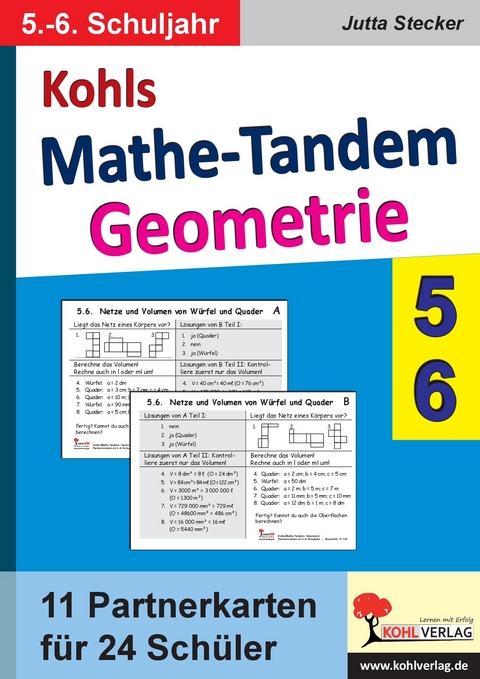 Kohls Mathe-Tandem Geometrie / Klasse 5-6 -  Jutta Stecker