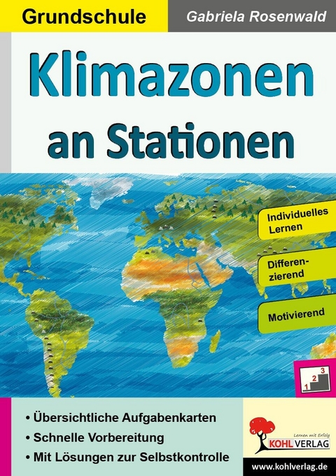Klimazonen an Stationen / Grundschule -  Gabriela Rosenwald