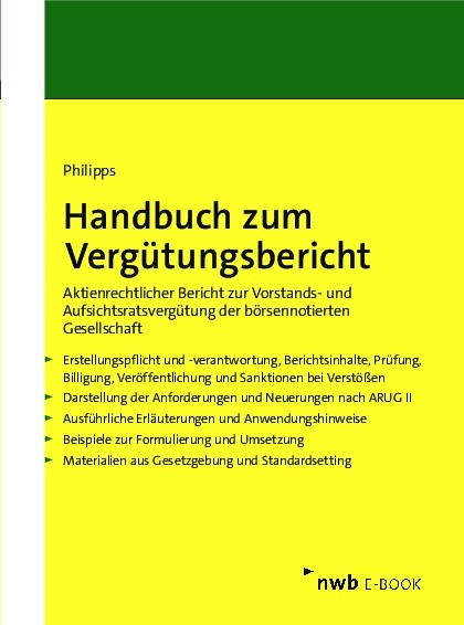 Handbuch zum Verg&uuml;tungsbericht - Holger Philipps