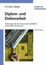 Diplom- und Doktorarbeit - Hans F Ebel, Claus Bliefert