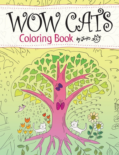 WOW CATS Coloring Book by Junko (Japanese-English edition) -  Junko