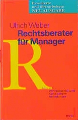 Rechtsberater f&uuml;r Manager - Ulrich Weber