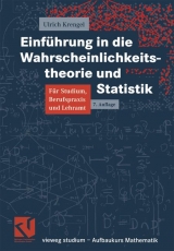 Einführung in die Wahrscheinlichkeitstheorie und Statistik - Ulrich Krengel