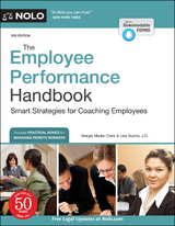 Employee Performance Handbook, The - Margie Mader-Clark, Lisa Guerin