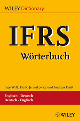 IFRS-W&ouml;rterbuch / -Dictionary - Inge Wulf, Eva K. Jermakowicz, Andreas Eiselt