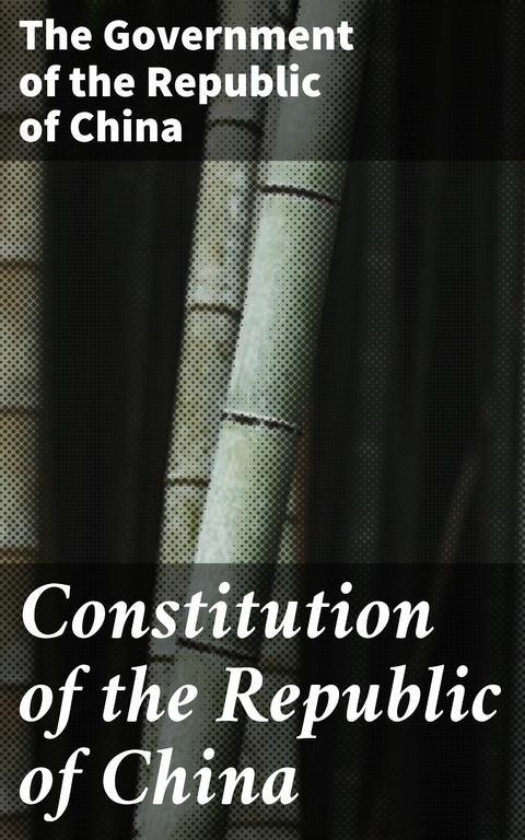 Constitution of the Republic of China -  The Government of the Republic of China