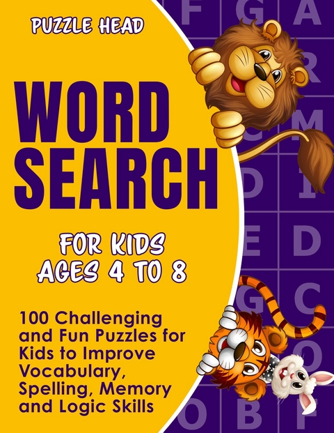 Word Search for Kids Ages 4 to 8 - Puzzle Head