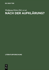 Nach der Aufkl&auml;rung? - 