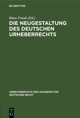 Die Neugestaltung des deutschen Urheberrechts