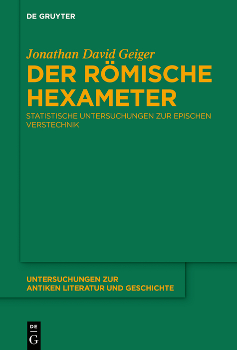 Der römische Hexameter - Jonathan Geiger
