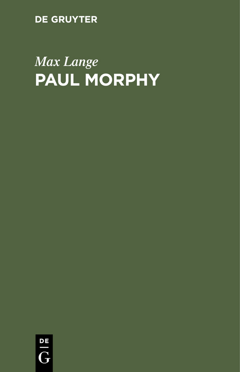 Paul Morphy - Max Lange