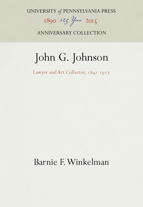 John G. Johnson - Barnie F. Winkelman