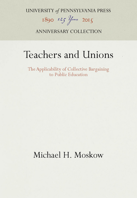 Teachers and Unions - Michael H. Moskow
