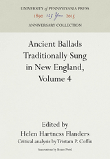 Ancient Ballads Traditionally Sung in New England, Volume 4 - 