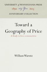 Toward a Geography of Price - William Warntz