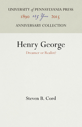 Henry George -  Steven B. Cord