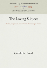 The Loving Subject - Gerald A. Bond