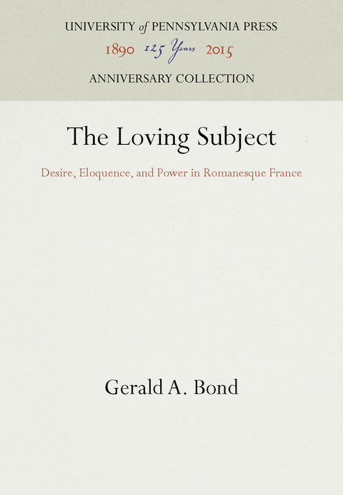 The Loving Subject - Gerald A. Bond
