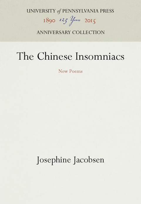 The Chinese Insomniacs - Josephine Jacobsen