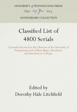 Classified List of 4800 Serials