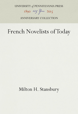 French Novelists of Today