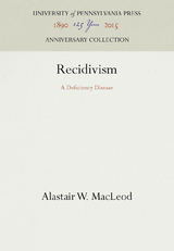 Recidivism - Alastair W. MacLeod
