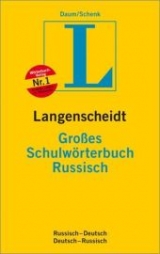 Langenscheidt Gro&szlig;es Schulw&ouml;rterbuch Russisch - Edmund Daum, Werner Schenk
