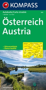 KOMPASS Autokarte &Ouml;sterreich 1:600.000